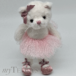 Anya - 24058  Ballerina Katze weiß